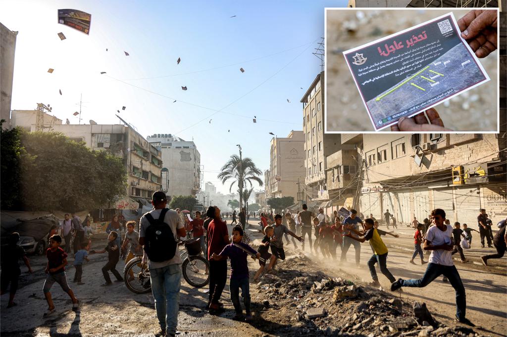 Israeli military evacuation order triggers panic in Gaza City