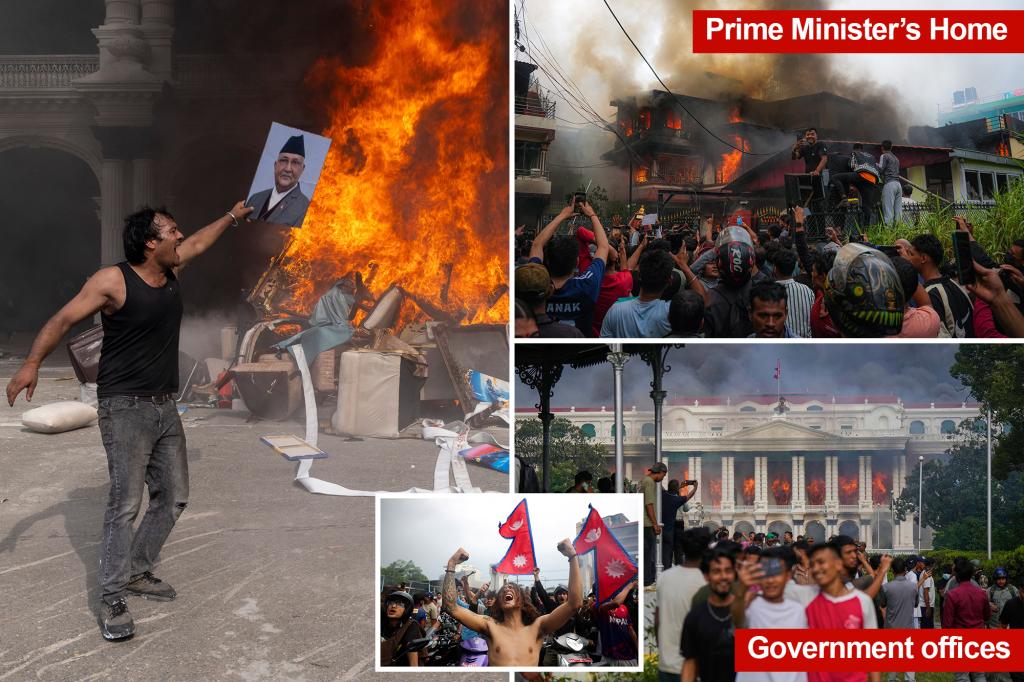 Nepal’s prime minister resigns as anti-corruption protests turn violent, leaving 19 dead
