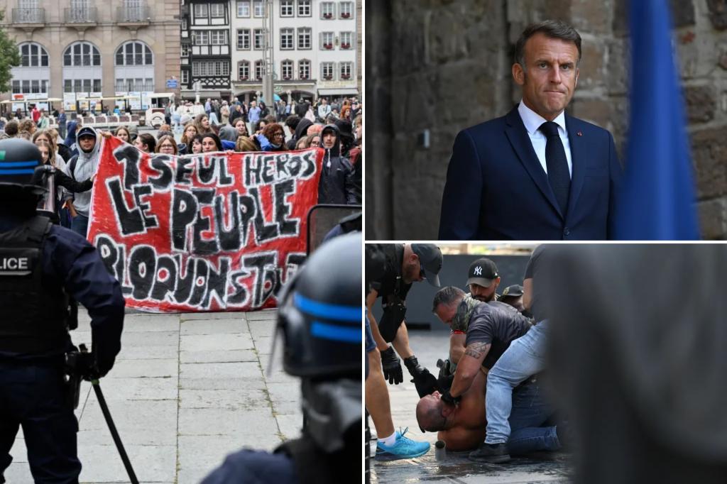 250 protesters intending to ‘block everything’ arrested in France as Macron installs new PM