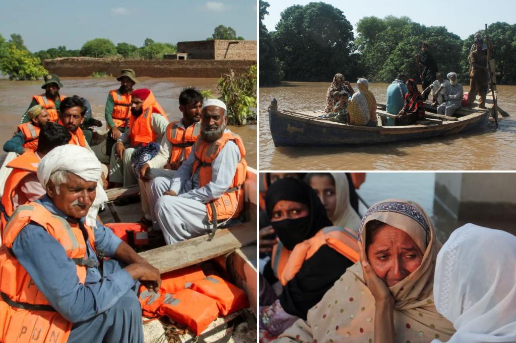 Rescue boat for flood victims capsizes, killing 9 in Pakistan