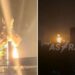 Ukrainian drones strike a Russian top oil refinery, sparking massive fire