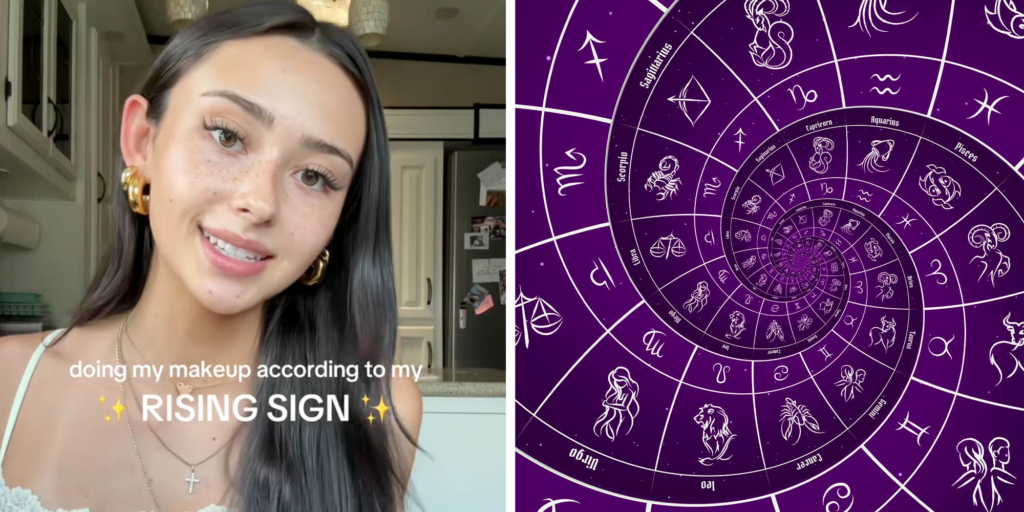 "This is legit my makeup everyday": The “rising sign” beauty trend is taking over TikTok