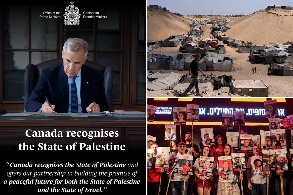 Canada, UK and Australia all recognize Palestinian state as rebuke to Israel for Gaza war