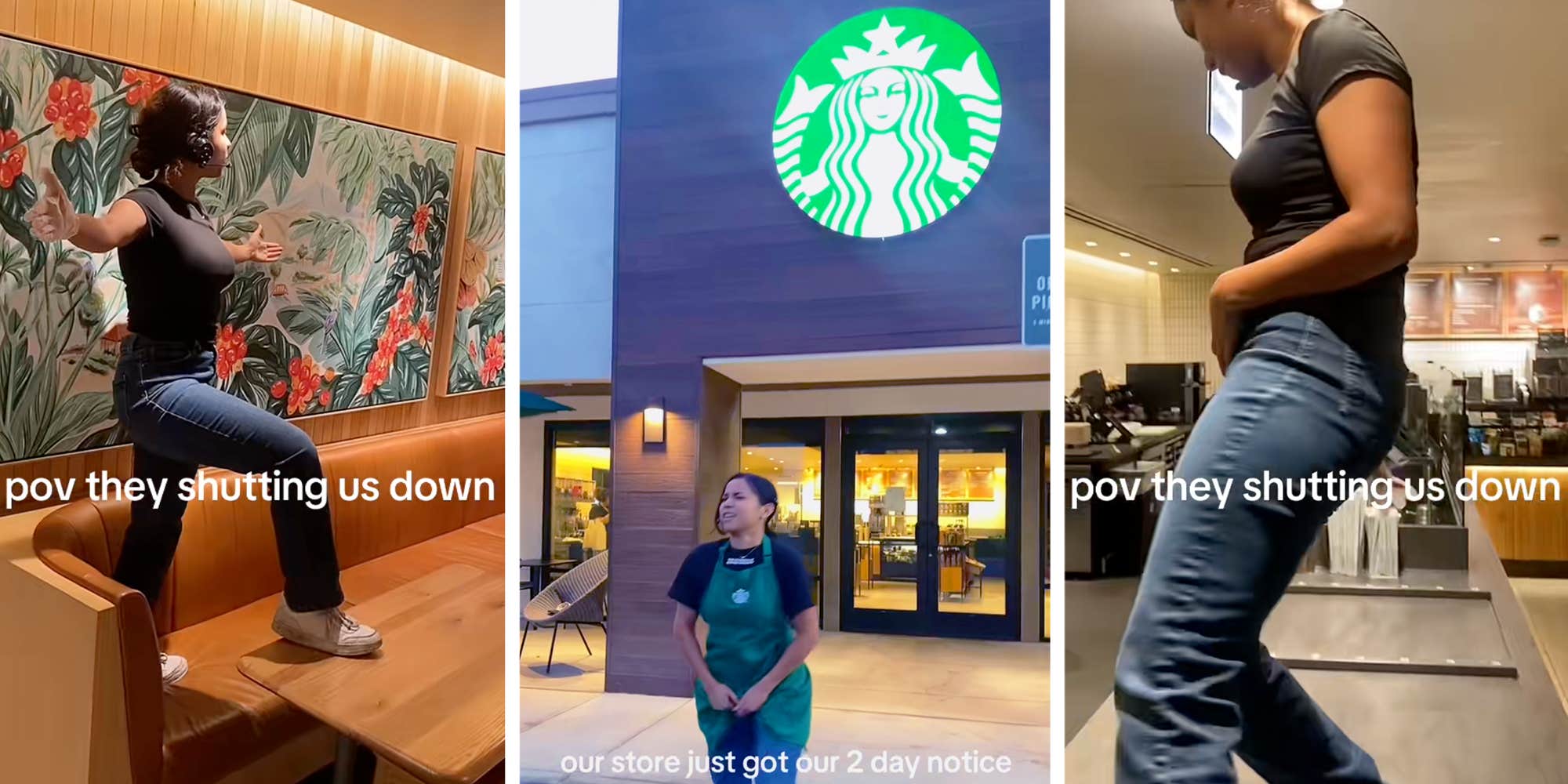 Starbucks baristas are sharing honest and emotional reactions to their stores closing: "Clocking in for a shift just to find out it's your last day"