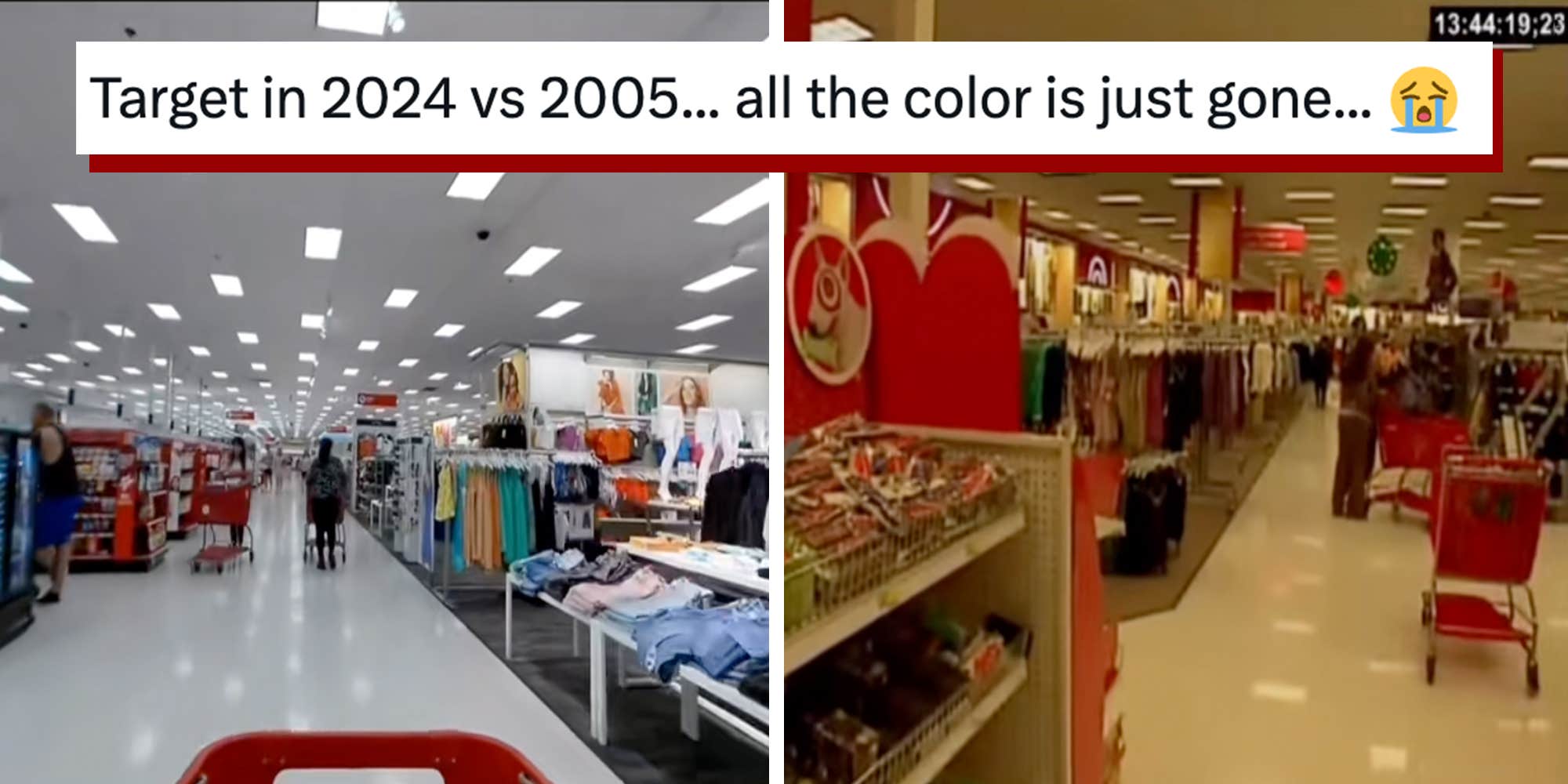 "All the color is just gone...": Video comparing Target in 2005 to 2024 has people mourning the 2000s
