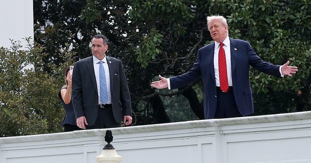 Bizarre Video Shows Mystery Objects Thrown From White House Window