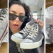 "Can’t wait to send them back": Fans who ordered Charli XCX's special edition Converse shoes share their disappointment after they arrive in the mail