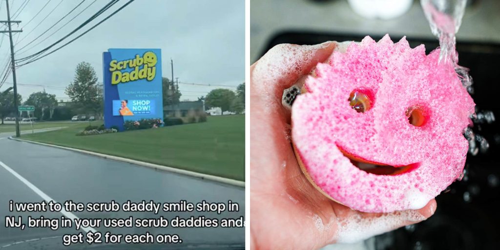 Customers are just learning Scrub Daddy will give you $2 for every old sponge you bring back