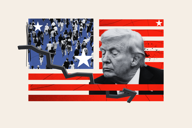 Donald Trump's approval rating changes with low educated Americans