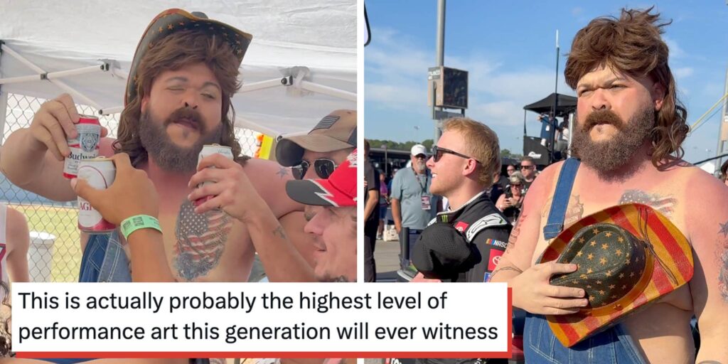 Druski's uncanny NASCAR "patriot" parody is going viral. Here’s what’s going on