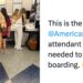 Ex-Playboy model says American Airlines singled her out, told her to "button up" top before boarding