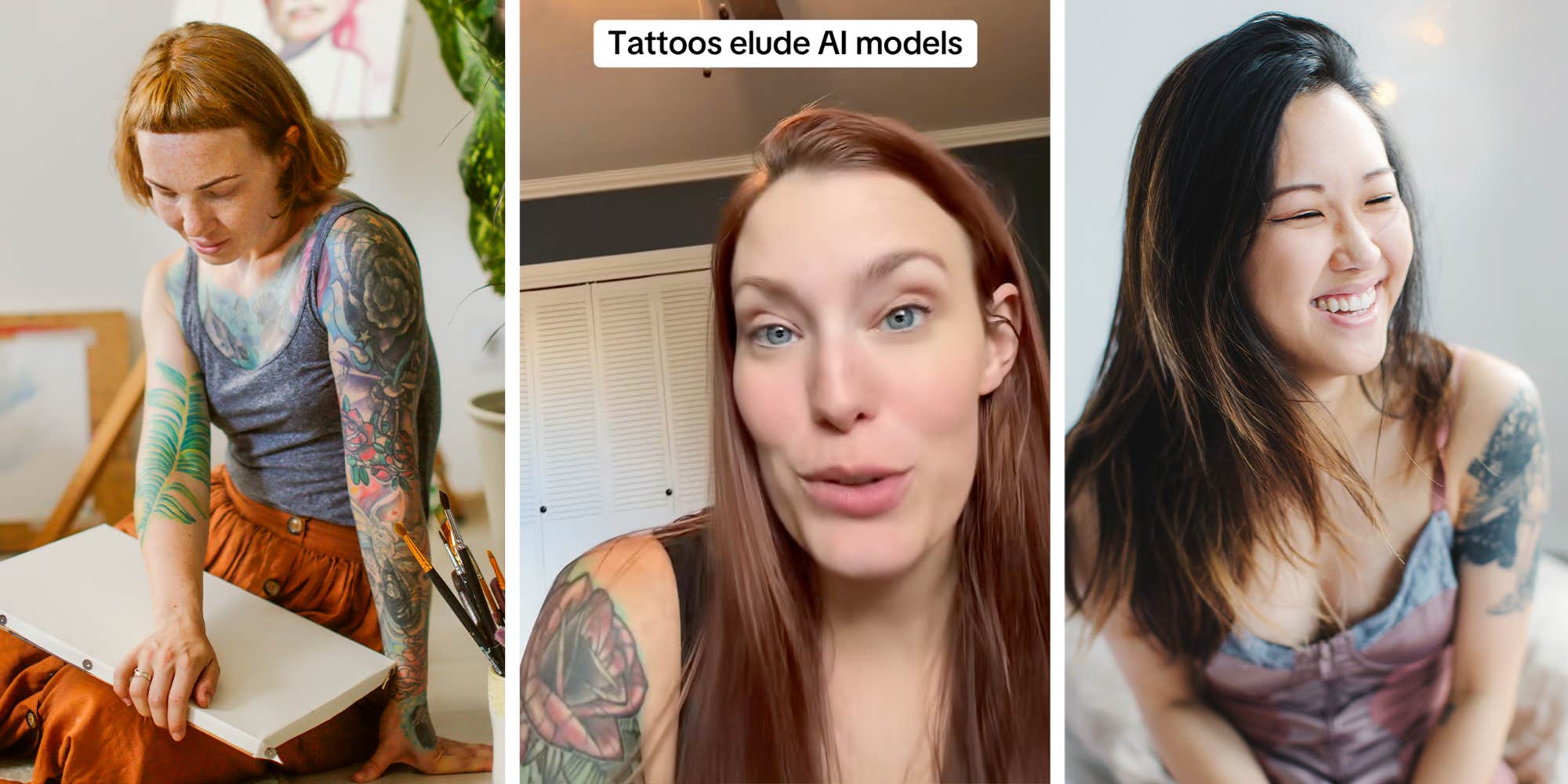 One cool perk about having tattoos is that it's harder for AI to replicate