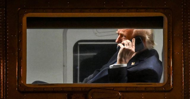Panicked Trump Dodges Question About His Epstein Letter Defense Falling Apart