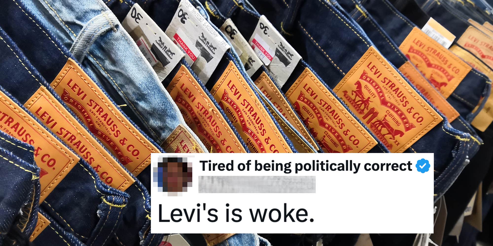 "Sad": Levi's warns that "rising anti-Americanism" due to Trump's tariffs could hurt sales