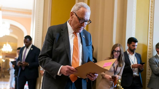 Schumer ambushes Republicans with amendment to force vote on Epstein files