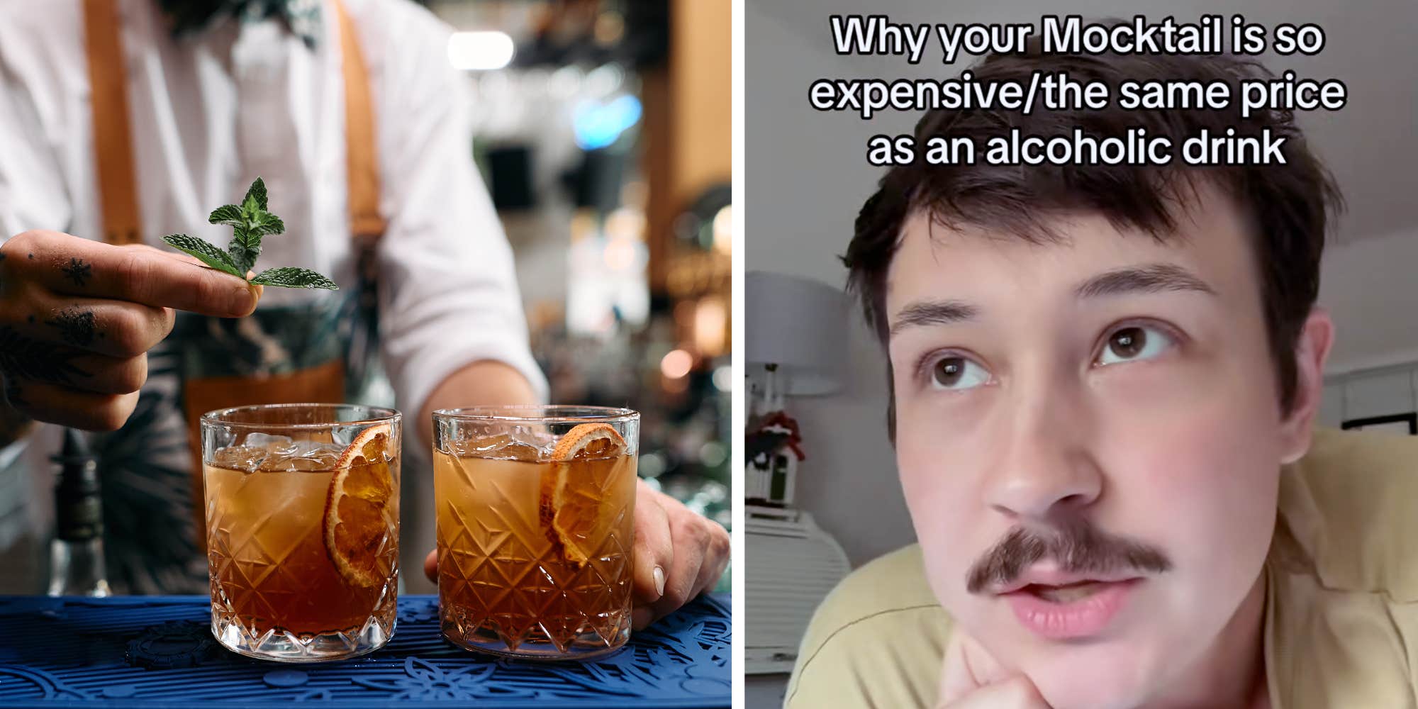 "Society is taught to disrespect labor": Server explains why mocktails actually should cost more than an alcoholic drink