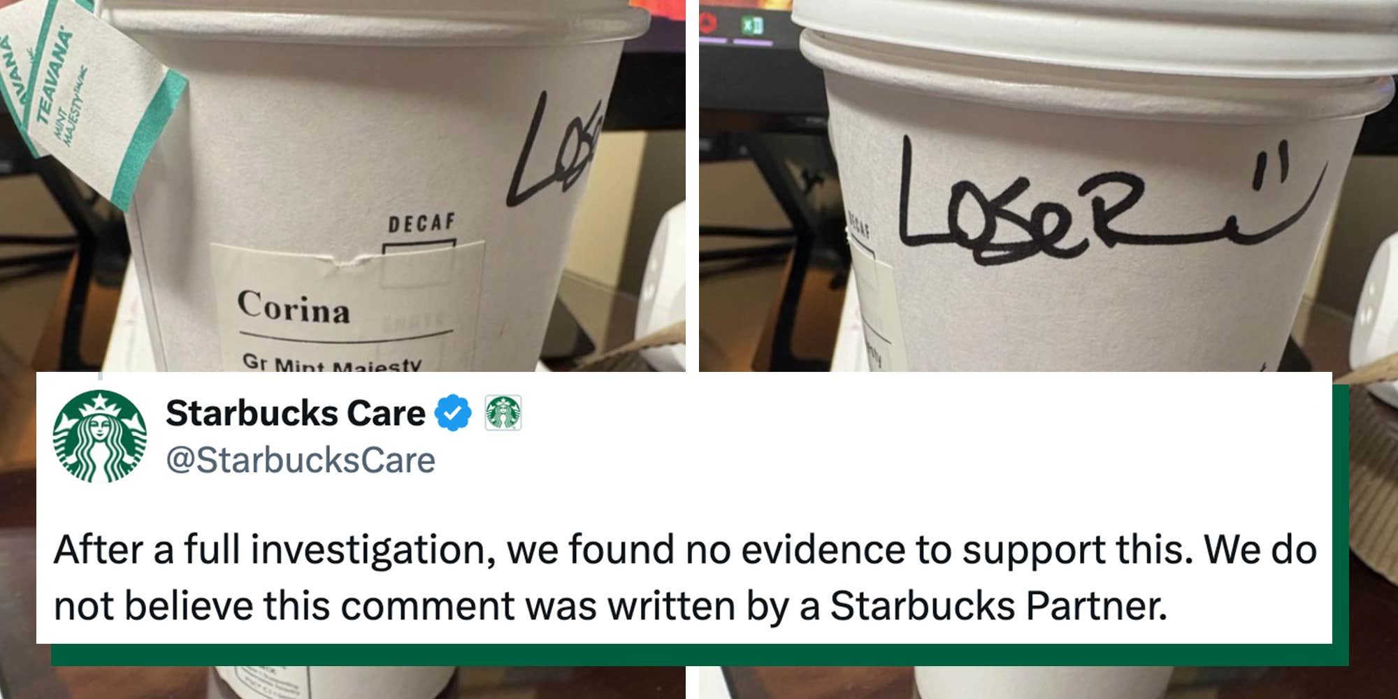 Starbucks denies barista wrote "loser :)" on Charlie Kirk memorial drink, says video shows it was written after pickup