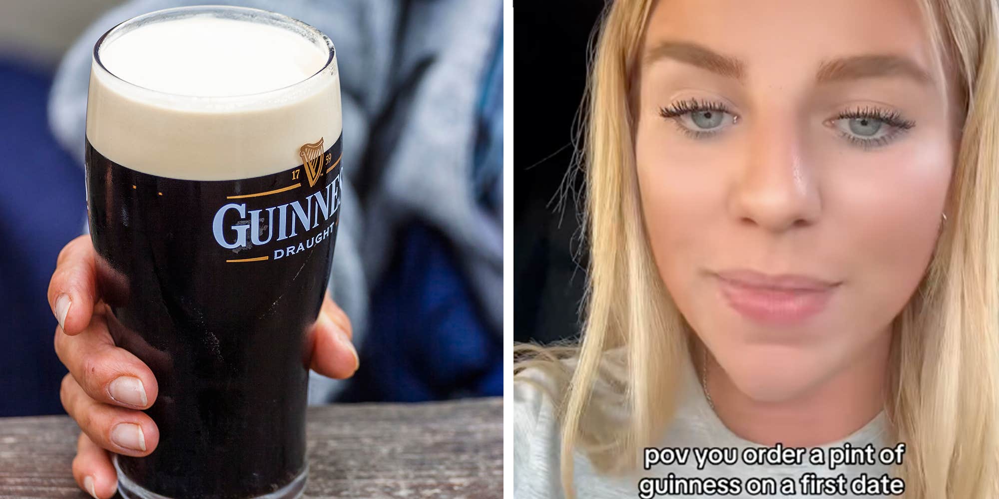 "That's so masculine": Woman asks for Guinness at a pub. Her date's horrified reaction makes her block him on everything