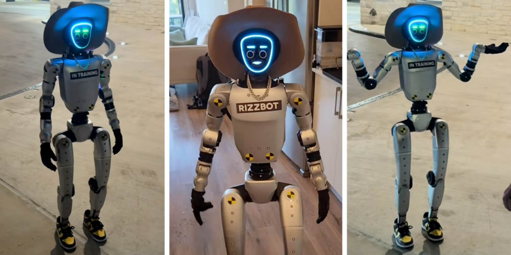 The "Rizzbot" keeps going viral interacting with humans on city streets. What is it?