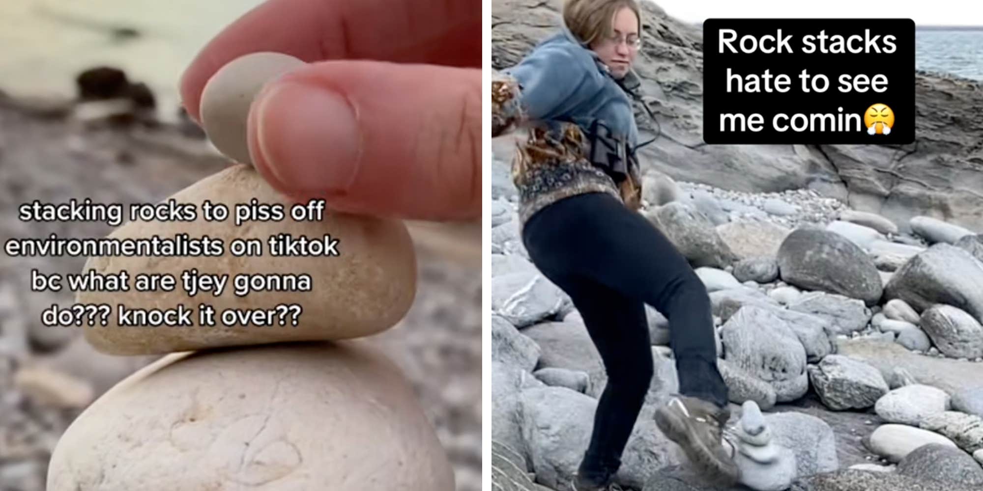 The rock stacking wars: hikers can’t agree if stacking rocks ruins ecosystems—or just annoys purists