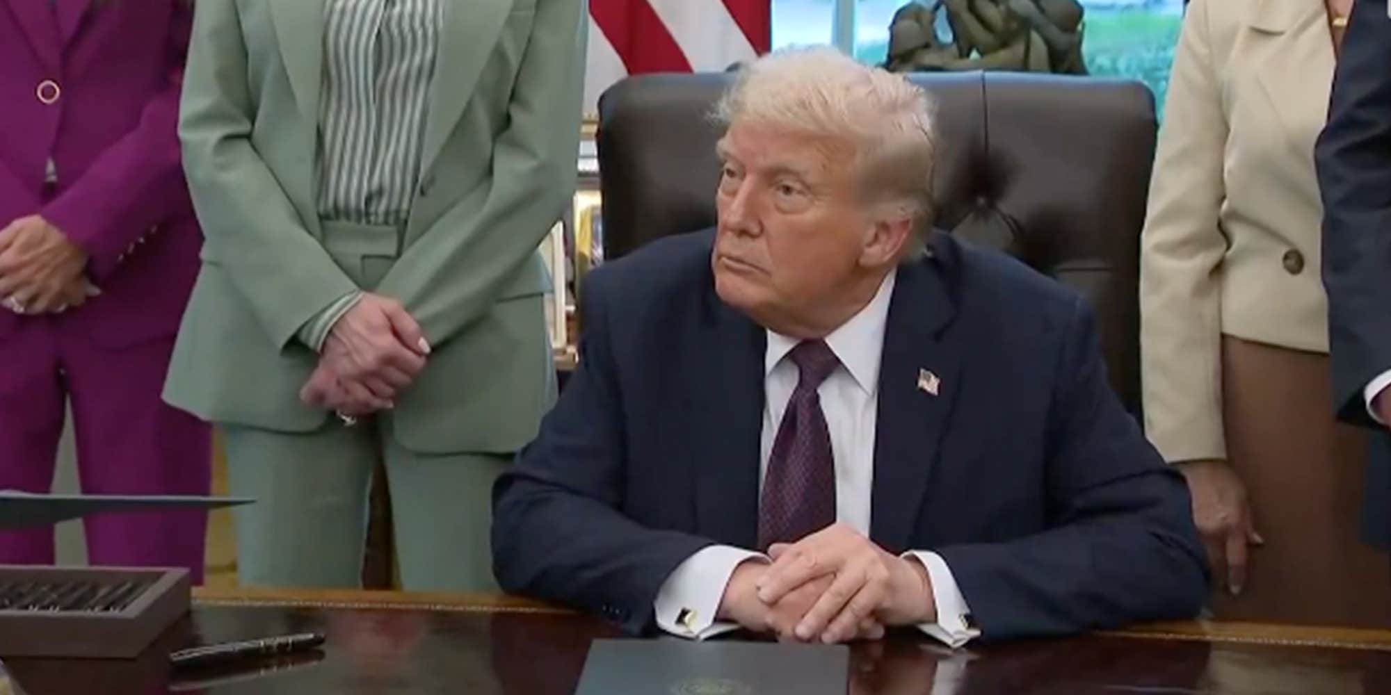 "The who?": Trump's reaction to Hortman flag question sparks anger, sharp contrast to Kirk response