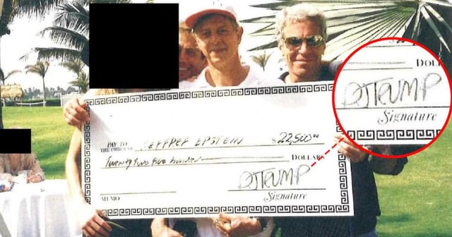 Trump Hit by More Epstein Ties in Pedo’s Twisted Birthday Book