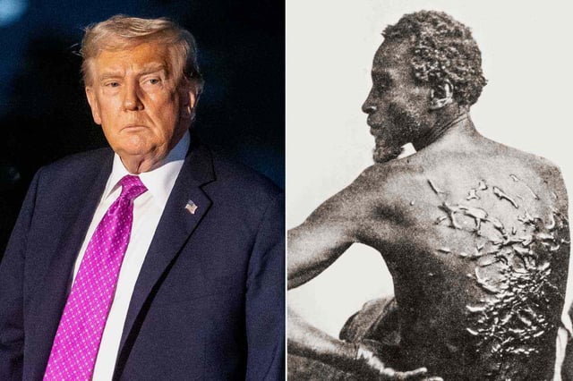Trump Orders Removal of Photo of Enslaved Man’s Scars and Information About Slavery from National Parks: Report