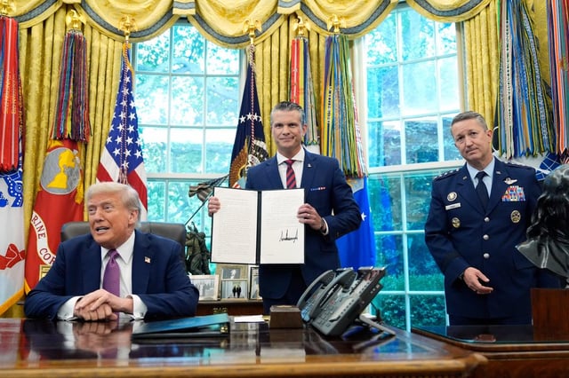Trump’s ‘Department of War’ could cost taxpayers over $1 billion | When asked how much the name change would cost, Trump said, ‘Not a lot’