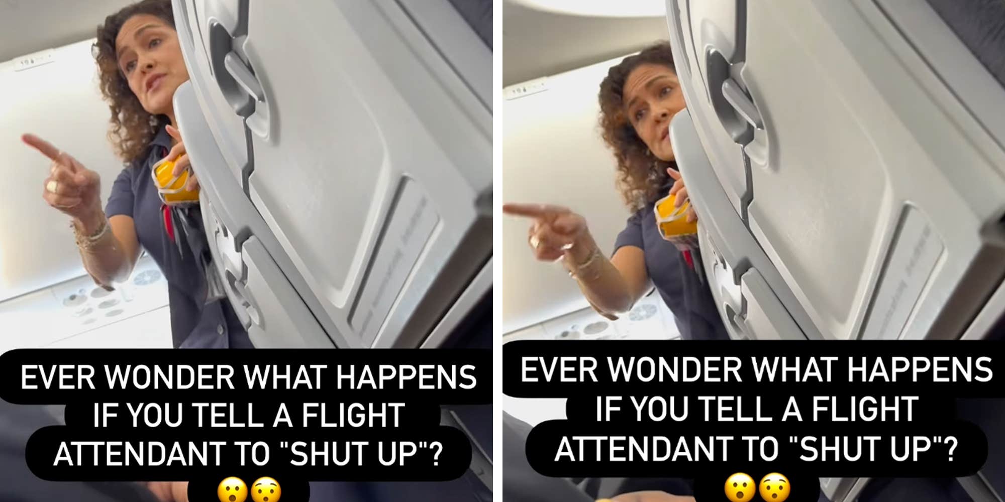 Video: Unruly passenger kicked off flight after telling attendant to "shut up"