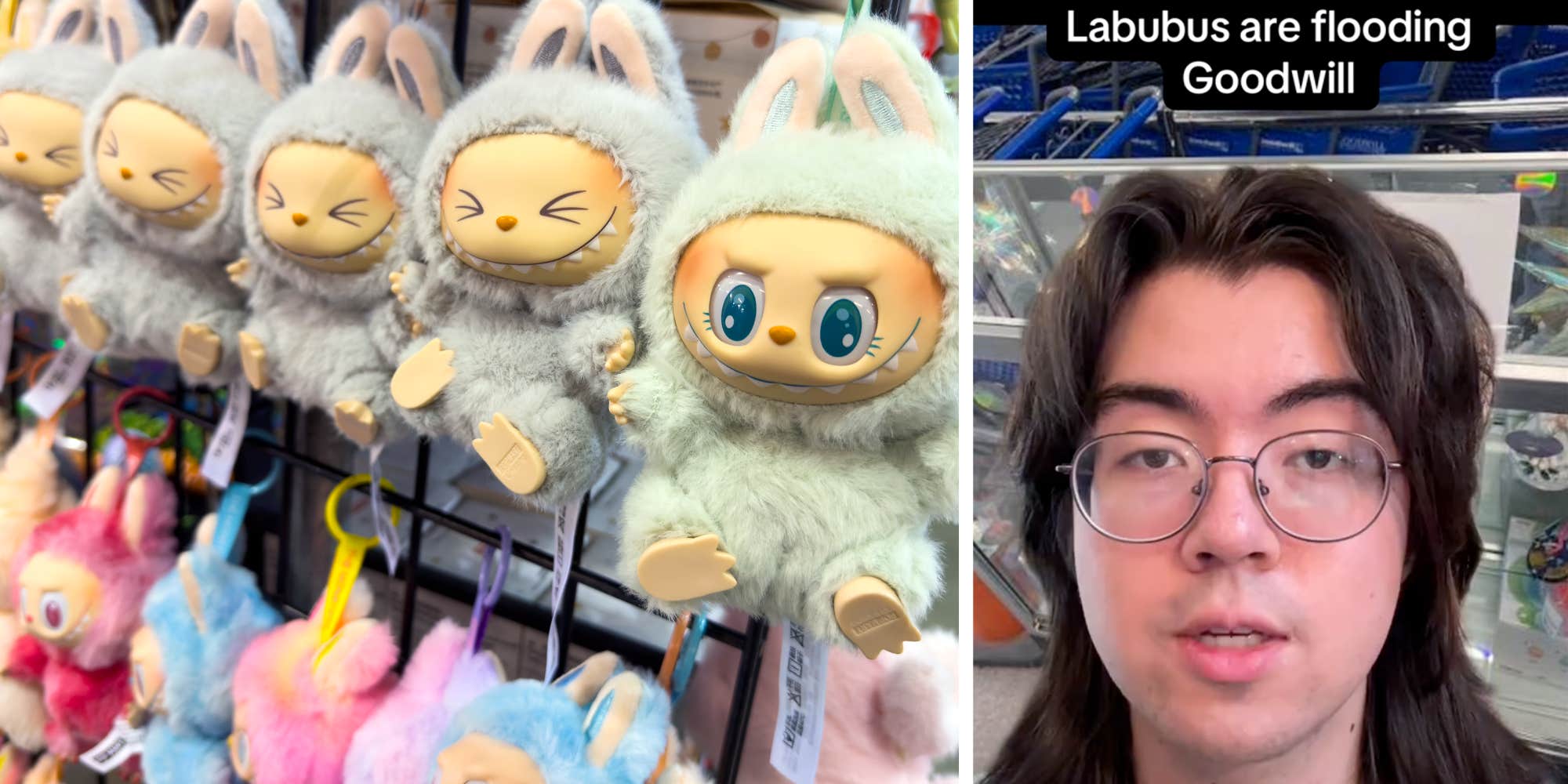 "We can't give them away": Goodwill worker says Labubu trend is fading after store is flooded with donations
