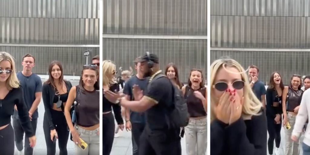 "We've all had enough": Locals cheer man who scolded photo-taking group on public sidewalk