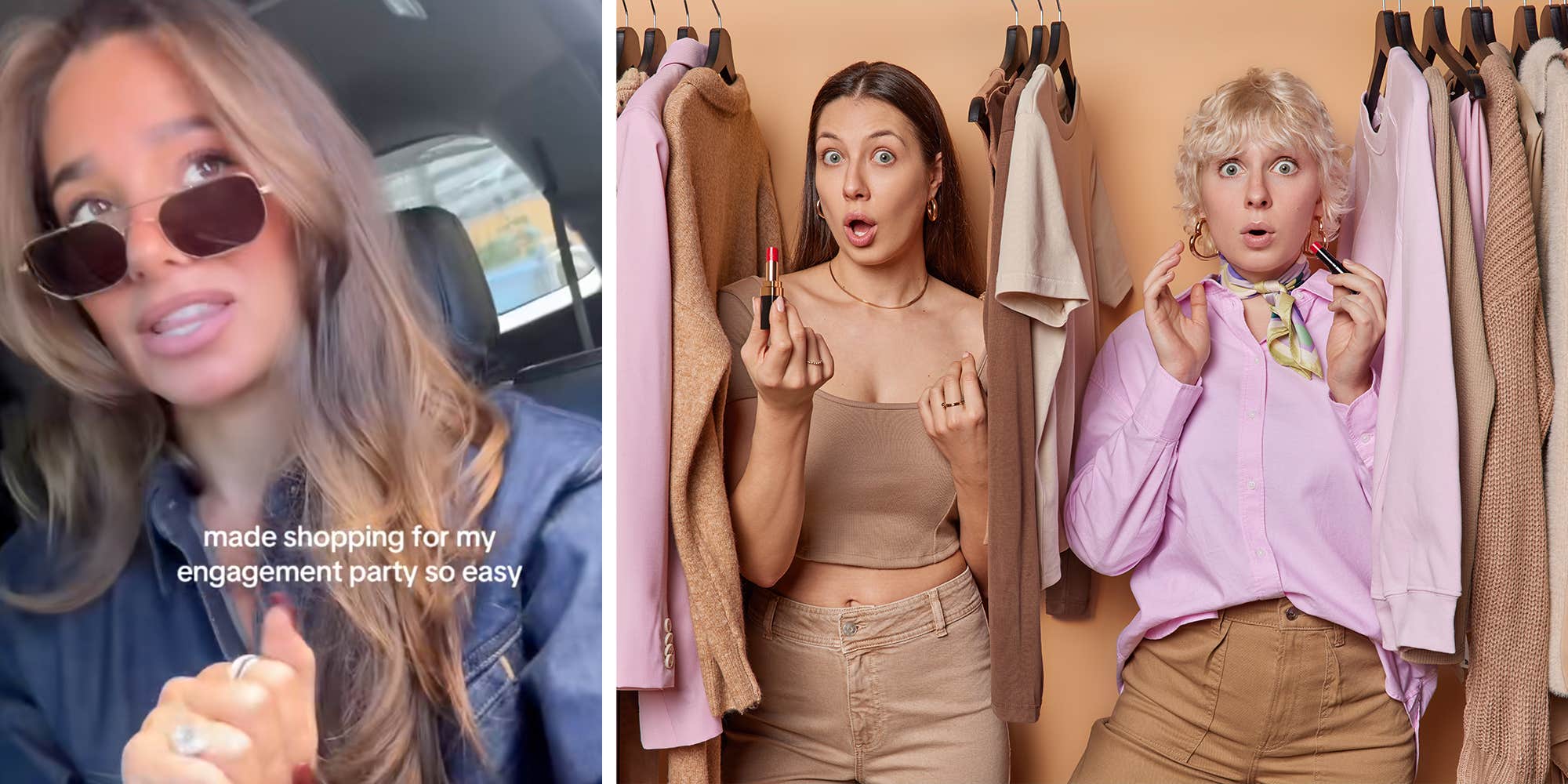 "We’ve lost the plot": Influencer sent a list of dresses to guests to buy for to match at her engagement party