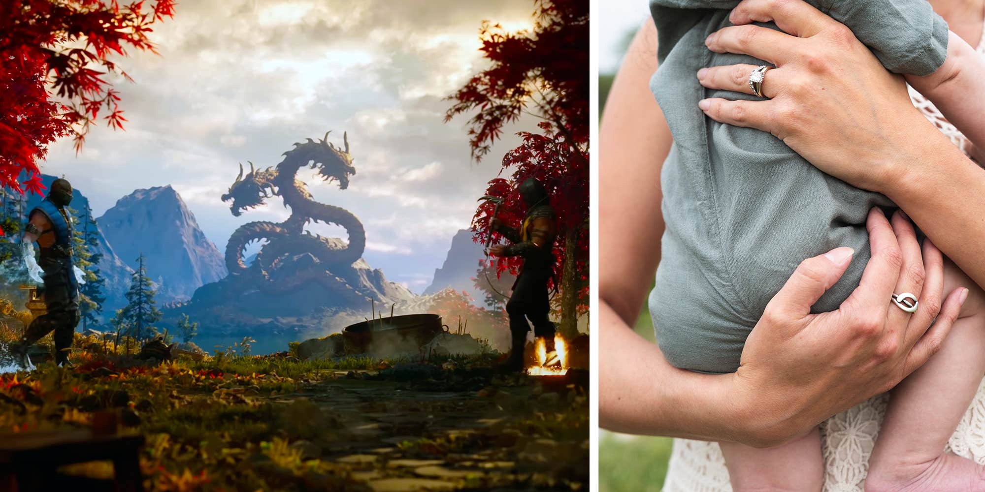"When you gotta lock in even with the newborn": Multitasking mom wins Mortal Kombat tournament with baby in her arms—just five days after giving birth