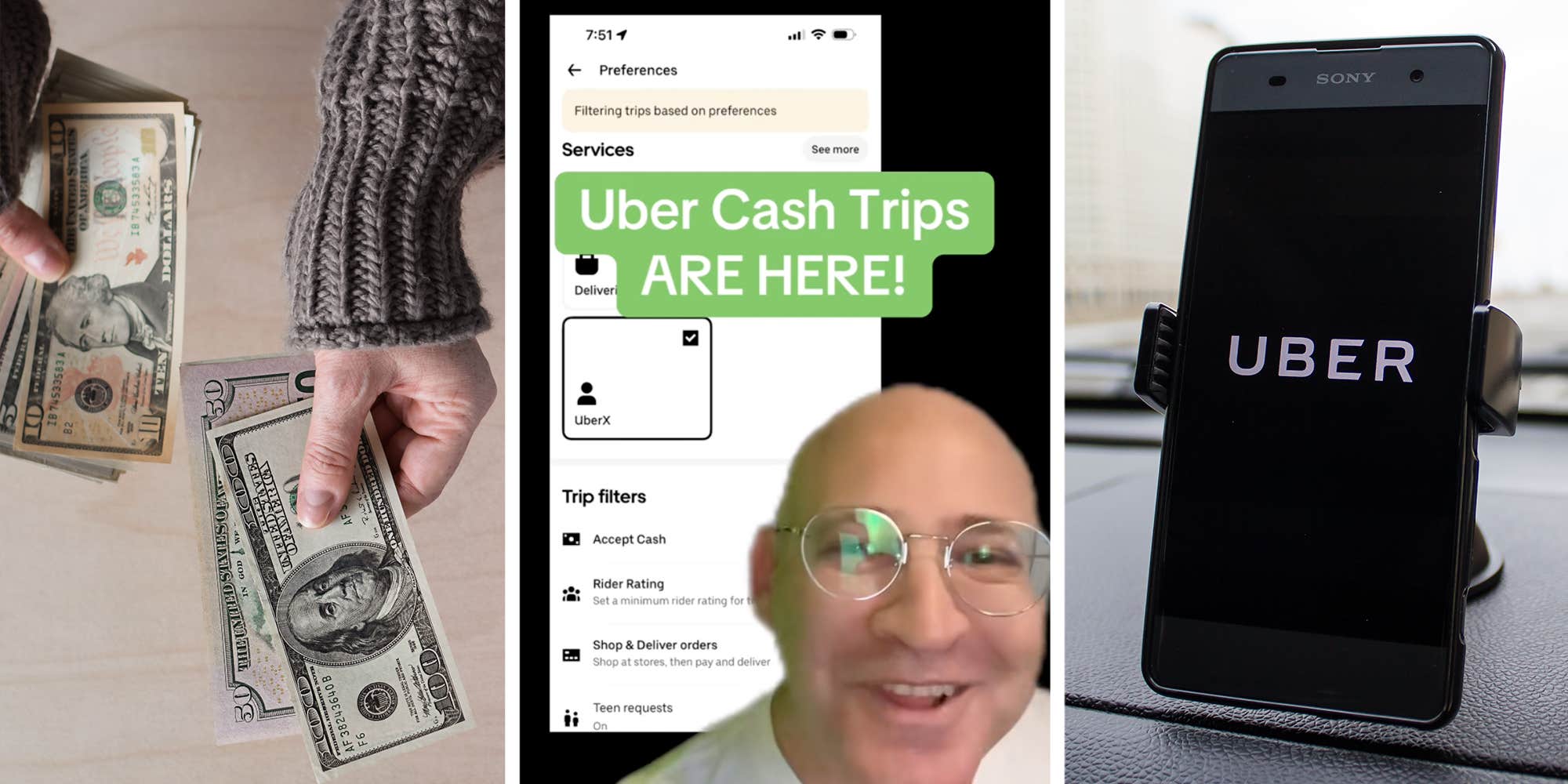 "Yeah this isn’t going to end well for us": Uber is testing cash rides—drivers react