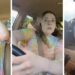 "You couldn't have waterboarded this from my drafts": Woman flips her car seconds after singing iconic Britney Spears lyric