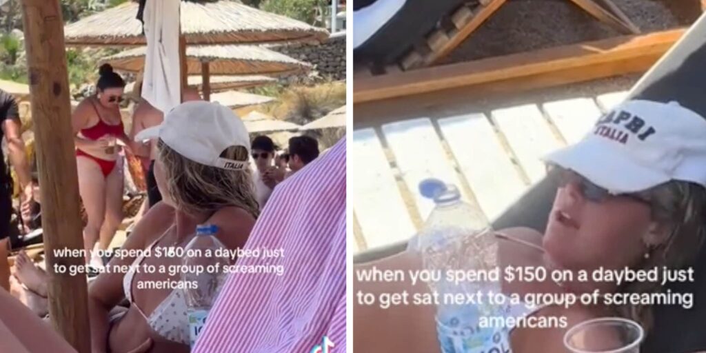 You're at the beach, not a library": Australian woman calls Americans "screaming" at beach club. Viewers say "screaming where?