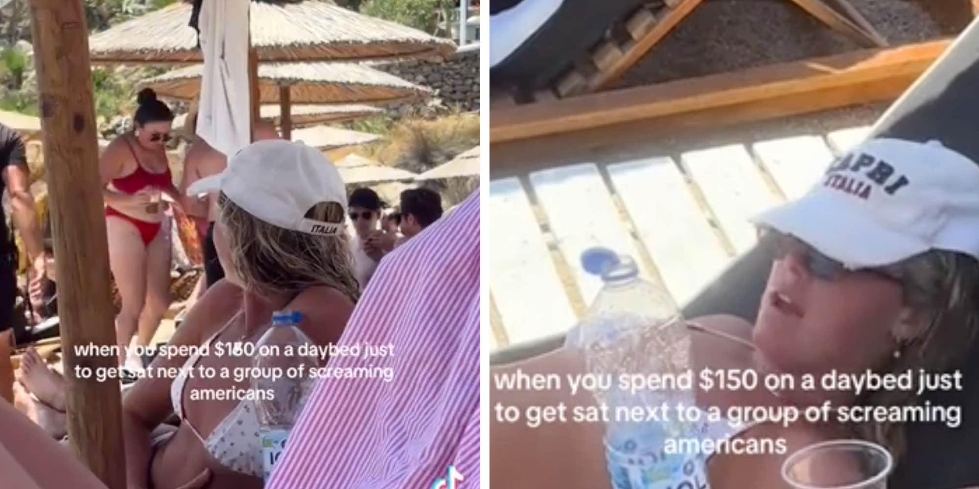 You're at the beach, not a library": Australian woman calls Americans "screaming" at beach club. Viewers say "screaming where?