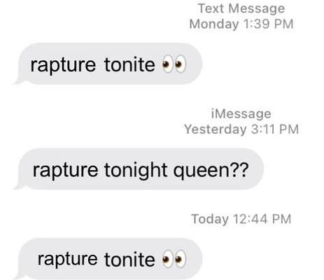 Rapture meme.
