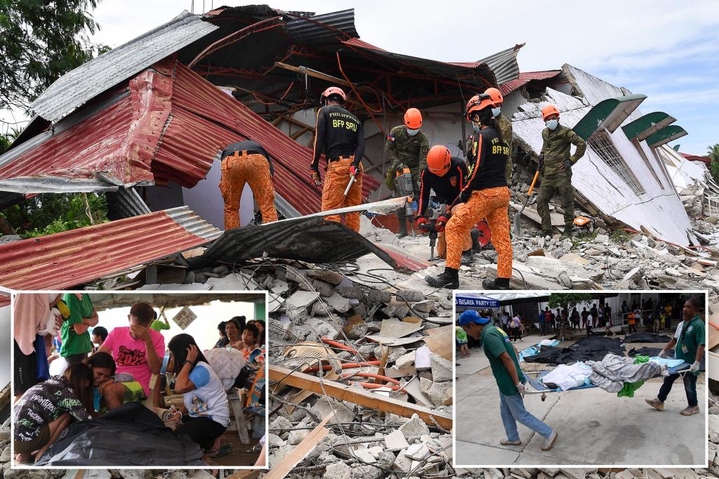 Philippines 6.9-magnitude earthquake death toll rises to 69, official says