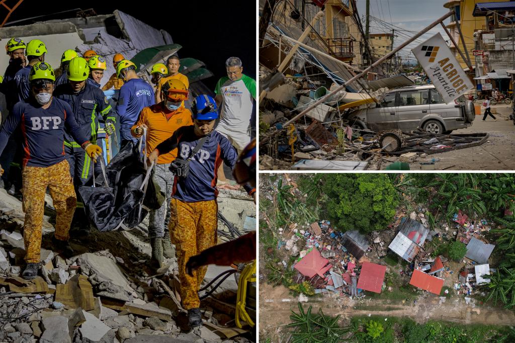 Philippines earthquake death toll rises to 72 as survivors recall moment tragedy struck