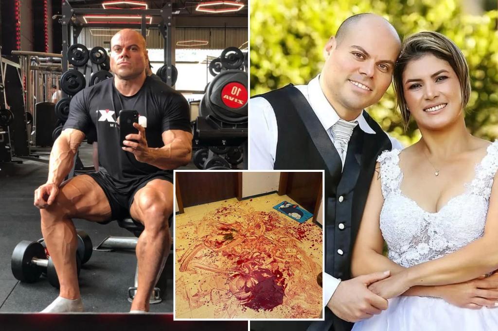 Brazilian bodybuilder stabbed to death by jealous wife after she accused him of having an affair: cops