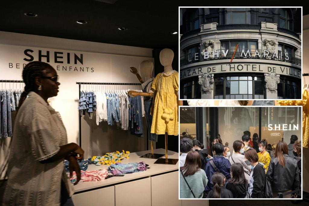 Shein to open controversial bricks-and-mortar shops in France, sparking backlash