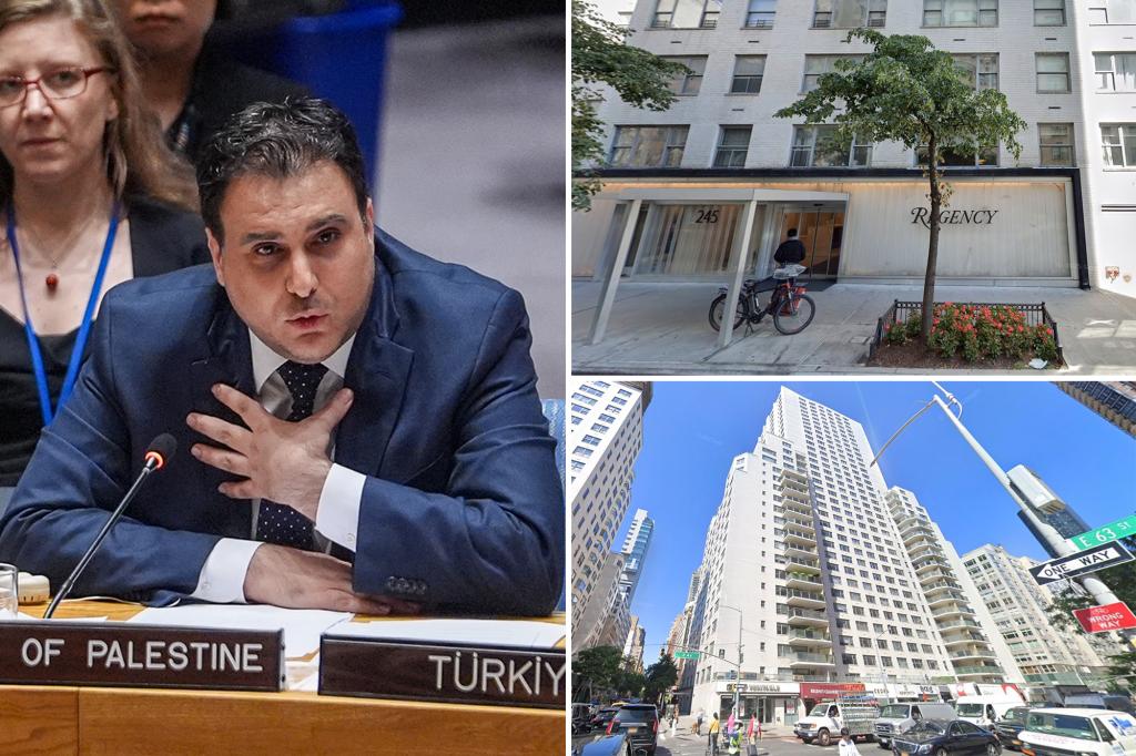Palestinian diplomat who touts terrorist that killed Israelis lives in $11K-per-month NYC apartment – alarming Jewish neighbors