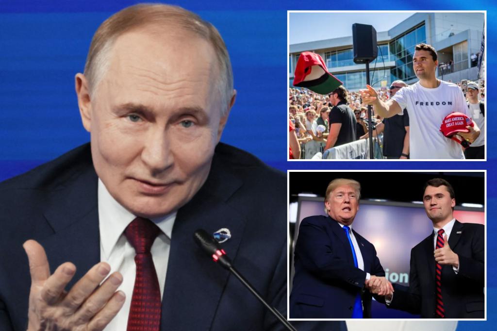 Putin denounces Charlie Kirk’s assassination as a ‘disgusting atrocity’ – which shows a ‘deep rift’ in America