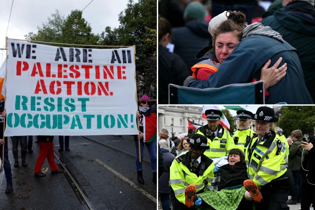 London police arrest dozens of protesters against Palestine Action ban — days after deadly Manchester synagogue attack