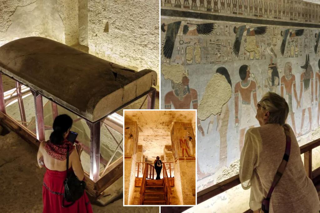 Egypt reopens massive tomb of  Pharaoh Amenhotep III after over 20 years of renovation