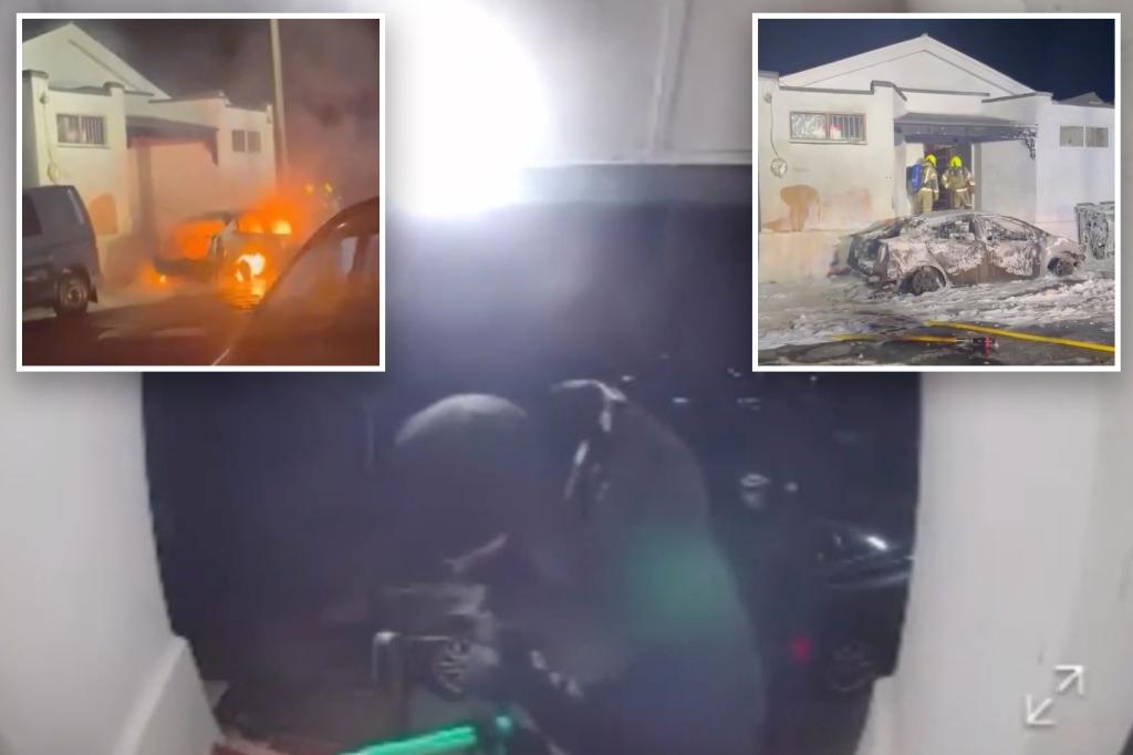 Disturbing video shows masked firebugs torching UK mosque: ‘Height of hateful criminality’
