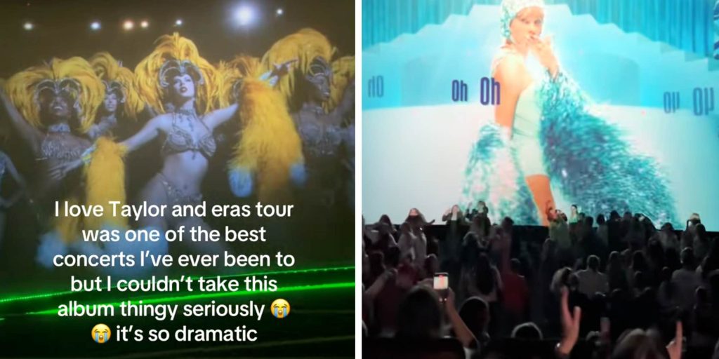 We just realized how stupid this is": Taylor Swift fans react to her movie theater takeover for "The Life of a Showgirl