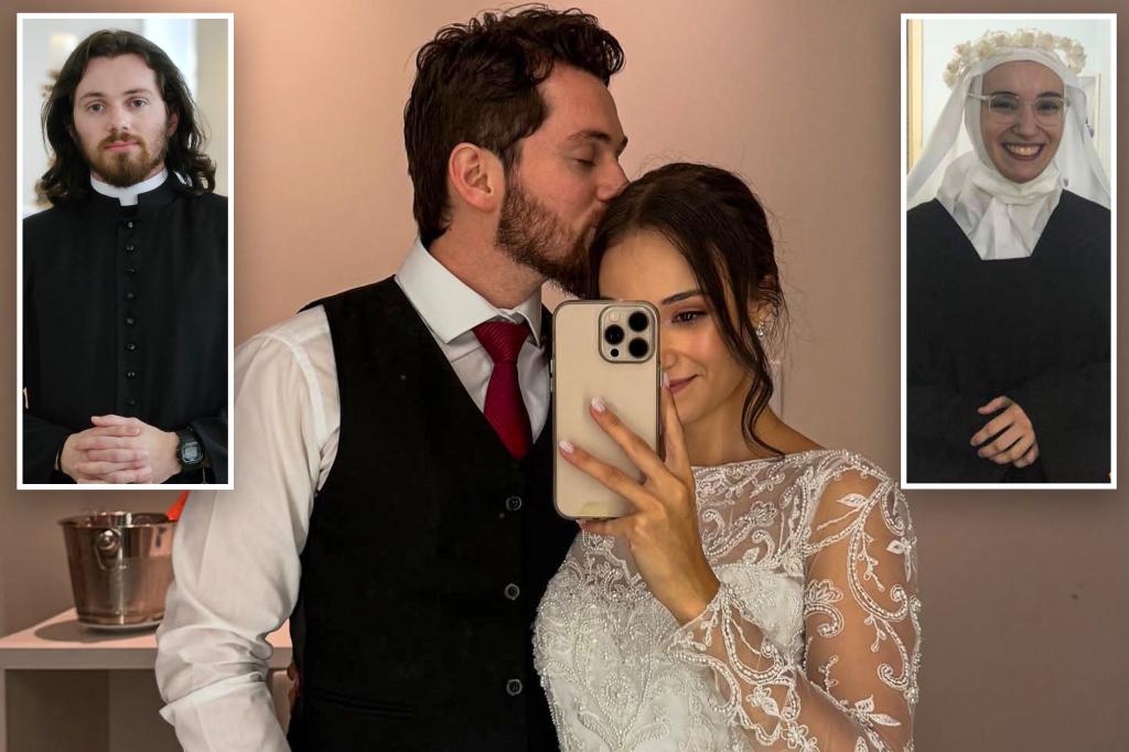 Nun who became an influencer marries priest after they quit church