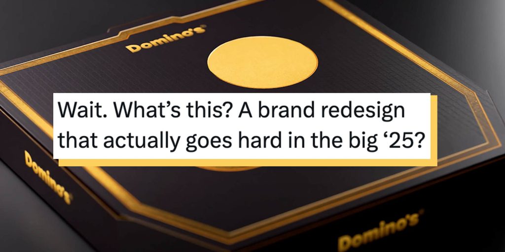 "Actually goes hard:" Domino's Pizza just rebranded for the first time in a decade—and even design snobs are on board